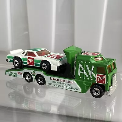 1983 7 UP Matchbox Kenworth Cabover Racing Transporter Chevy Pro Stocker • $10