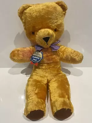 Chad Valley Cuddly Toy Vintage Antique Golden Teddy Bear 20  With Original Tag • £49.99