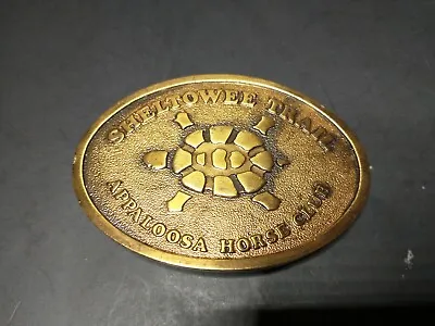 Vintage Belt Buckle Sheltowee Trail Appaloosa Horse Club Belt 1980 TBC • $39.99