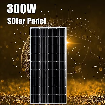 300W 12V Mono Solar Panel Caravan Home Generator Off Gird Battery Charging Power • $95