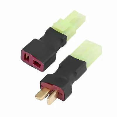 RC Battery Wireless Connector Deans T Plug To Mini Tamiya Female Male Adapter UK • £6.99