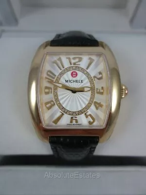 Michele Urban Mini Diamond Yellow Gold Watch MW02A00A9991 Refurbished NIB • $645.99