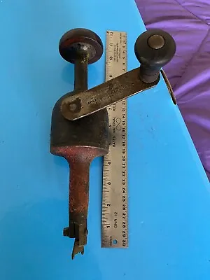 Vintage Hand Crank Reciprocating Valve Grinder Lapping Tool.  Goodell Prat Ect. • £8.67