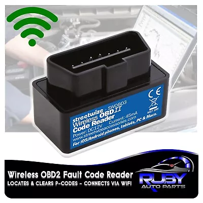 OBD2 Bluetooth Wireless Car Scanner Diagnostic Code Reader Engine Light Tool • £18.89