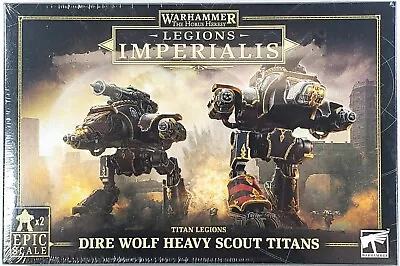 Warhammer 30k Legions Imperialis Titan Legions Dire Wolf Heavy Scout Titans NEW • $46