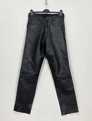 Very Rare Men’s Motorcycle Indian Style Leather Pants By Polo Size 50 Vintage • $192.87