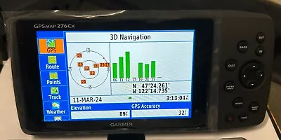 Garmin GPSMAP 276Cx All-terrain GPS Navigator Advanced Mapping 010-01607-00 • $550