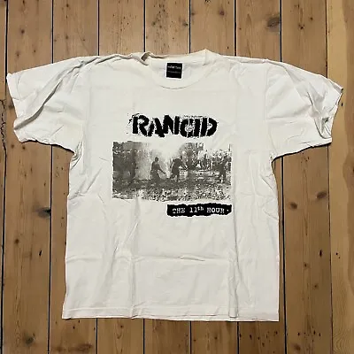 Rancid 11th Hour Single Stitch Tee Wall Of Fame Punk HC SOIA Large • £18
