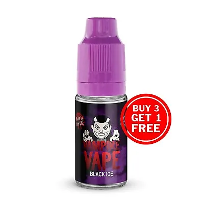 Vampire Vape Black Ice E-Liquid - Mix & Match Any Flavour Any Strength • £3.99