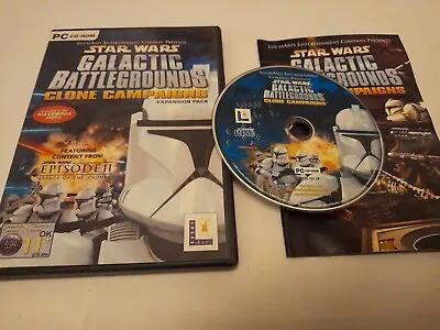 £3.14 • Buy Star Wars Galactic Battlegrounds Clone Campaigns Expansion Pack Add-On PC CD Rom