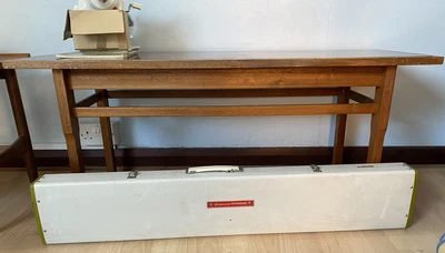 £70 • Buy Empisal Knitmaster Knitting Machine Model 305, Table & Accessories