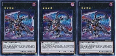 *** 3x Evilswarm Ophion 3x *** Ultra Rare 1st Edition Dusa-en090 Mint/nm Yugioh! • $9.99