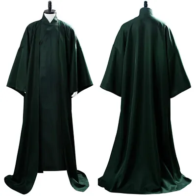 Lord Voldemort Cosplay Costume Suit Green Uniform Cloak Robe Outfit • $64.70