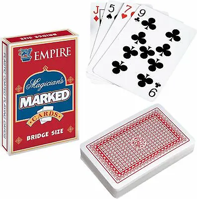£4.49 • Buy Secret Marked Playing Cards Deck Magic Tricks Poker Magicians Birthday Present