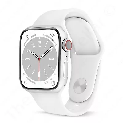 Apple Watch Series 8 MP4W3LL/A 8th Gen 45mm Aluminum WiFi GPS 4G LTE Silver • $267.89