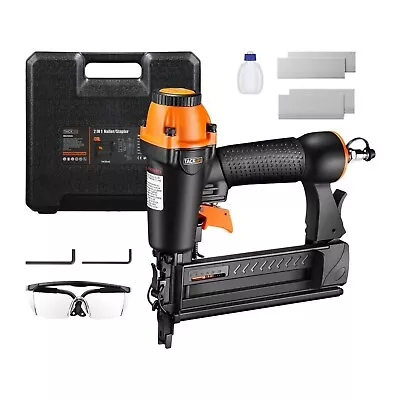 TACKLIFE Pneumatic Brad Nailer 18GA 2-In-1 Nailer 200PC Brad Nails 200PC Crow • $29.99