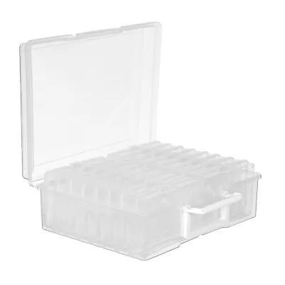 Clear 6  X 4  Photo Storage Box Picture Album Organiser Container Case With Lids • £19.99