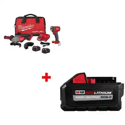 Milwaukee 2991-22 M18 FUEL 2-Tool Combo Kit W/ FREE 48-11-1880 M18 XC8.0 BATTERY • $462.98