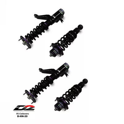  D2 Racing RS Full Coilover D-HN-21 For 02-05 Honda Civic Hatchback Si Hatchy EP • $977.50