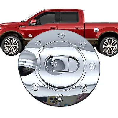 For Ford F-150 F150 2004 2005 2006 2007 2008 Chrome Gas Tank Fuel Door Cover • $12.15