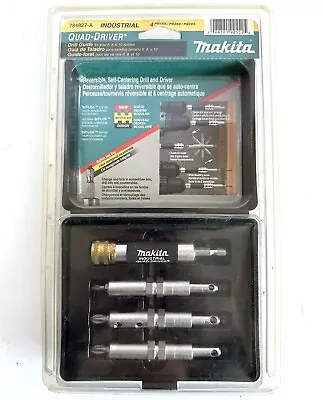 Makita 4 Pc Quad Driver Drill Bit Set 784827-a Reversible Self-centering 6 8 10 • $34.99
