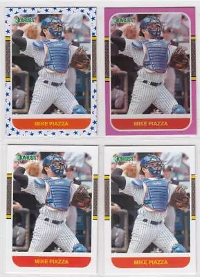 4 * Mike Piazza * 2021 Donruss 1987 Retro Pink Holo Blue Star Base  • $0.99