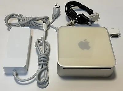 💻🍏Apple Mac Mini A1176 Desktop W/Power Cord Intel Core Duo 1.66 GHz 60GB Works • $65