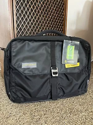 Timbuk2 Corporate Power Core Laptop Briefcase Black NEW With Tags W/ Charger • $35