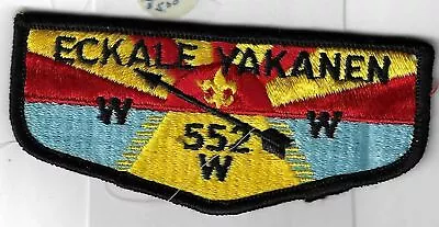 OA 552 Eckale Yakanen Clothback Flap BLK Bdr. Sunny Land FL • $6.95