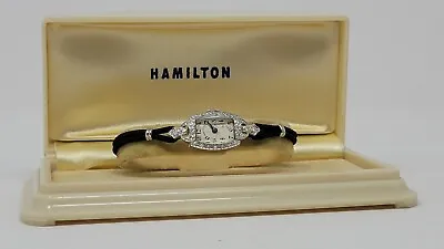 Vintage Hamilton Diamond Womens Watch • $1200