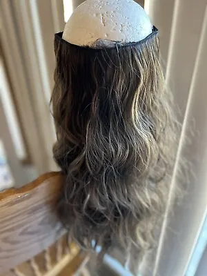 Halo Hair Extensions Elastic Band Secret Miracle Ring. Brown New • $70