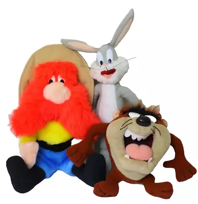 Vintage Looney Tunes Plush Toy Bundle - Yosemite Sam Bugs Bunny Tasmanian Devil • $34.50