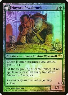 FOIL Mayor Of Avabruck ~ PreRelease Innistrad [ Excellent ] [ Magic MTG ] • $6.20