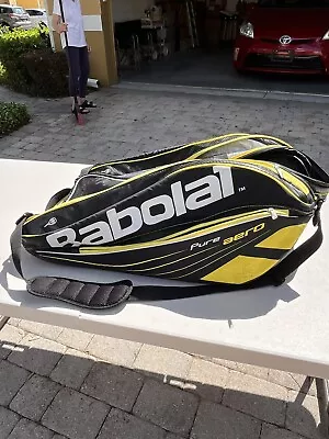 Babolat Pure Aero 12-Pack Rafael Nadal Autograph Green Black Tennis Racquet Bag • $49.99