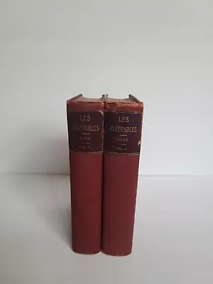 Les Miserables By Victor Hugo Pub By Henry T Coates Philadelphia 2 Vol Set Vtg • $65