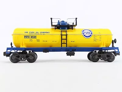 O27 Gauge 3-Rail K-Line Classic K-6343 POTX Pure Oil Single Dome Tank Car #6343 • $34.95