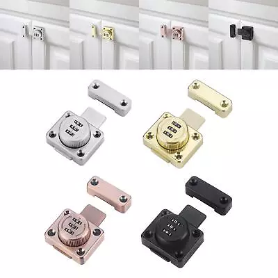 Mechanical Password Rotary Hasp Locks Hardware For Barn Door Garage Cabinets • $15.55