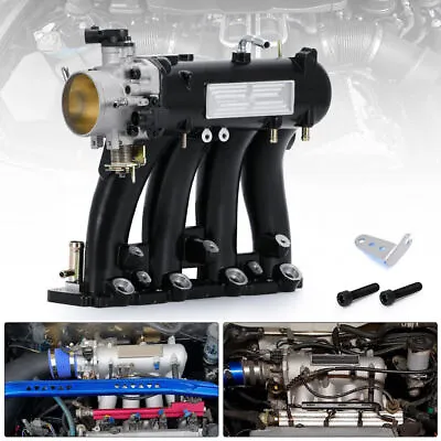 D15 D16 D Series Intake Manifold +70mm Throttle Body For Honda Civic CRX DEL SOL • $173.89
