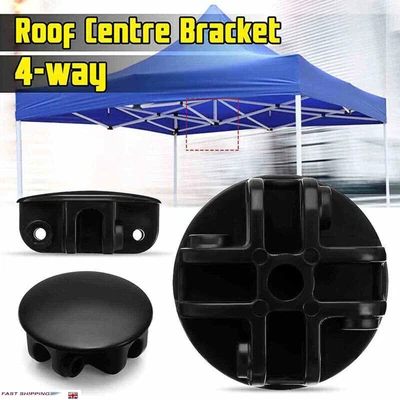 £5.49 • Buy Pop-up Gazebo Spare Parts Replacement 4-Way Centre Connector Joint Block Bracket