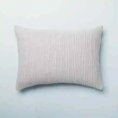 Hearth & Hand Standard Size Matelasse Textured Jet Gray Pillow Sham Magnolia • $21.90
