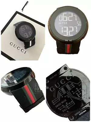 GUCCI I GUCCI Wrist Watch316L 114.2 YA114207 Quartz Rubber Black  • $399