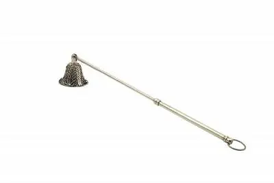 £4.89 • Buy New Design Silver Plated Ornate Candle Snuffer 30cm