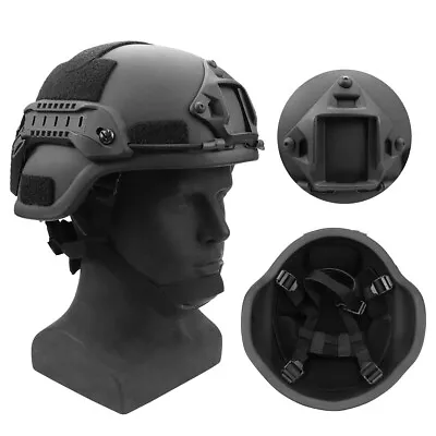 Black Helmet UHMW-PE Military Ballistic Mich Level III-A Size M • $279