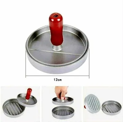 Double Hamburger Beef Burger Quarter Pounder Maker Mould Press Patty Barbecue • £7.99