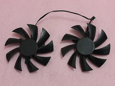 Pair Fans Cooler Fan For EVGA GTX 760 GTX 770 PLA09215B12H 87mm Graphics Card • $15.21