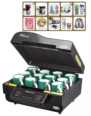 $593.40 • Buy INTBUYING 3D Muti-fuction Intelligent Vacuum Sublimation Heat Press Machine