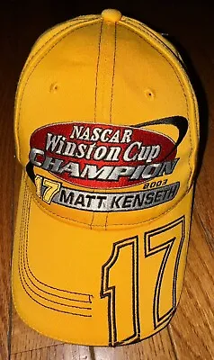 Matt Kenseth DeWalt Racing 2003 NASCAR Winston Cup Champion Adjustable Hat • $6.99