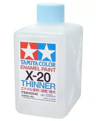 Tamiya Craft Tools 80040 ; X-20 Enamel Paint Thinner (250ml) For Model Kit • $16.99