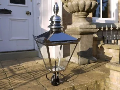 32x15  Stainless Steel Street Lamp Lantern Top For Cast Iron Posts & Brackets • £159
