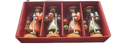 Nutcracker Mongolian Look Set Of 4  Each Is 4 Inches Tall In Box • $6.29